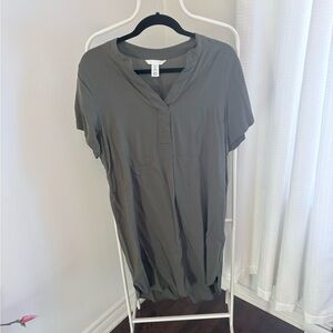 H&M olive green Tunic dress